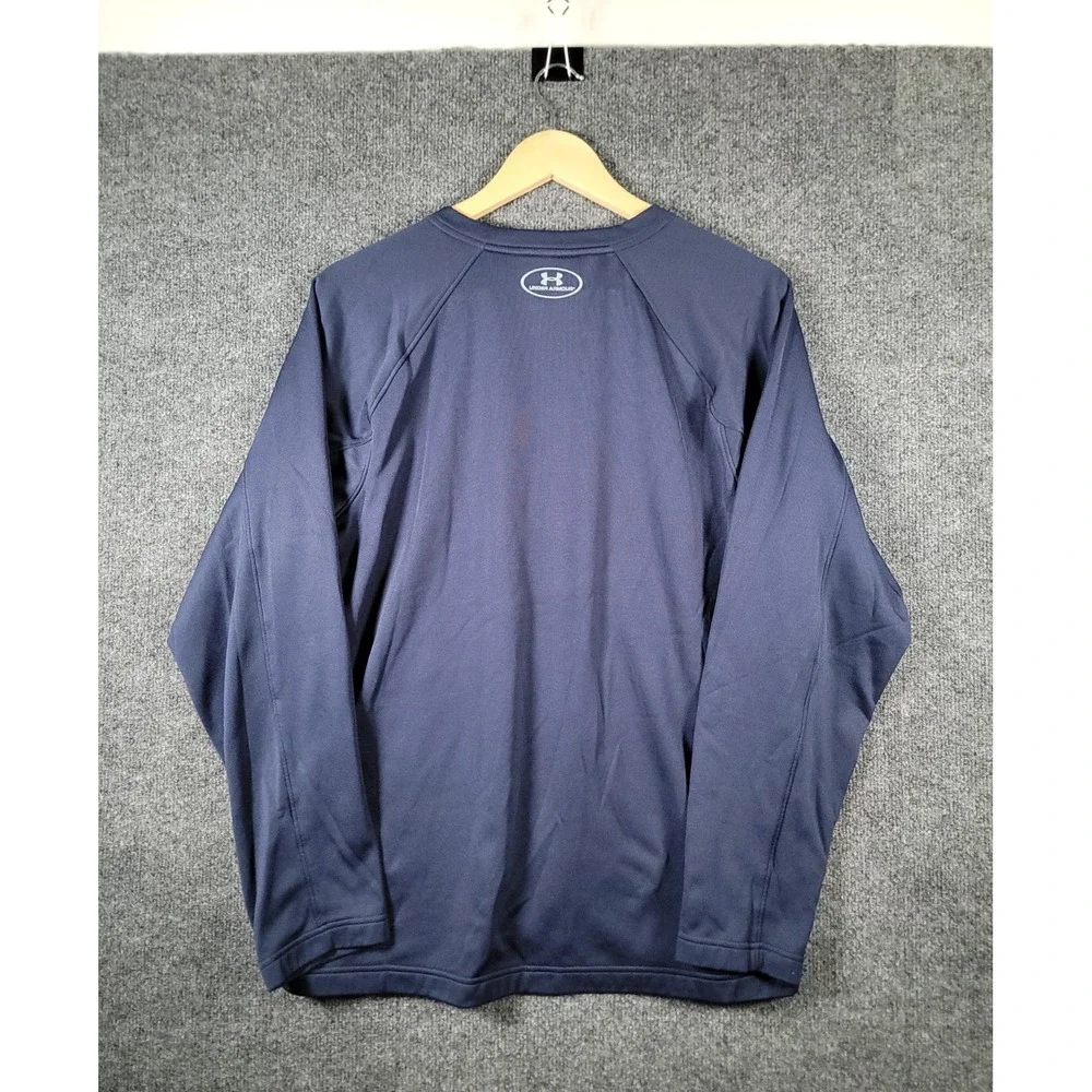 Milwaukee Brewers Sweatshirt Mens Large (Fits Medium) Under Armour MLB Pullover